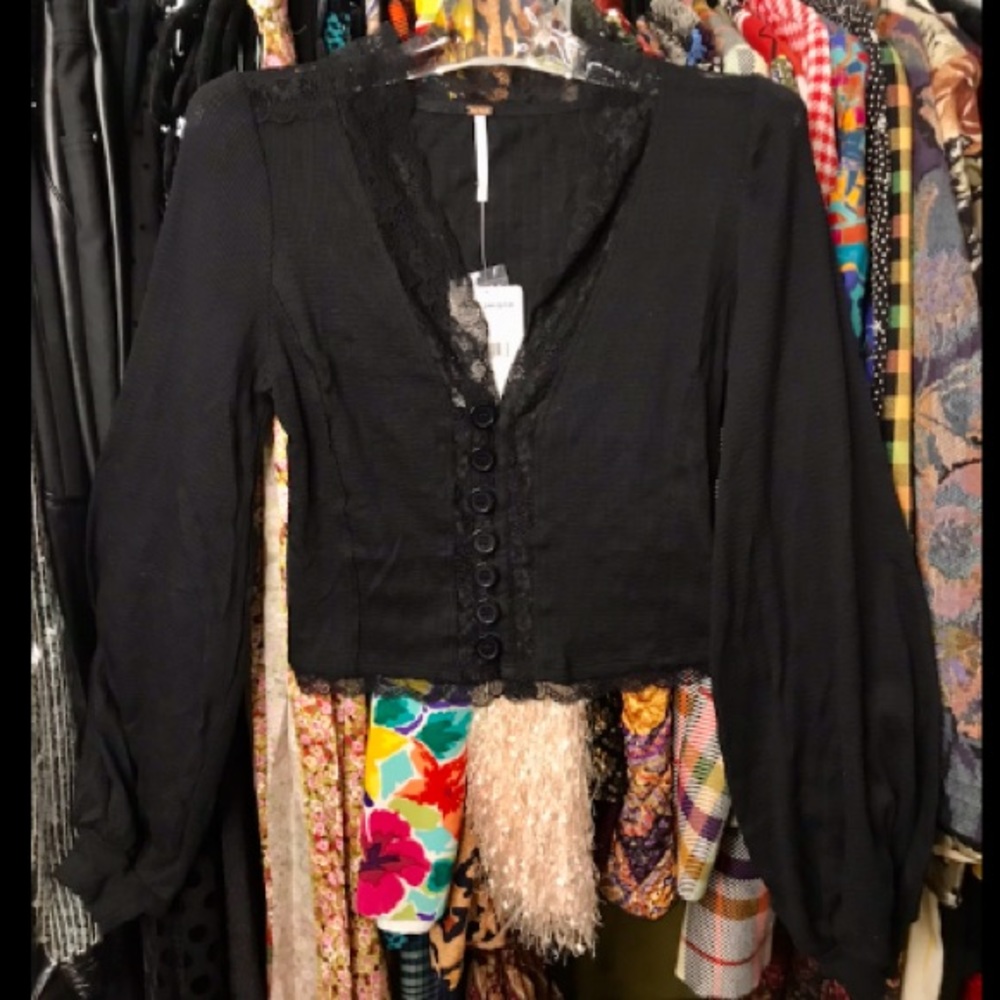 FREE PEOPLE long sleeve top